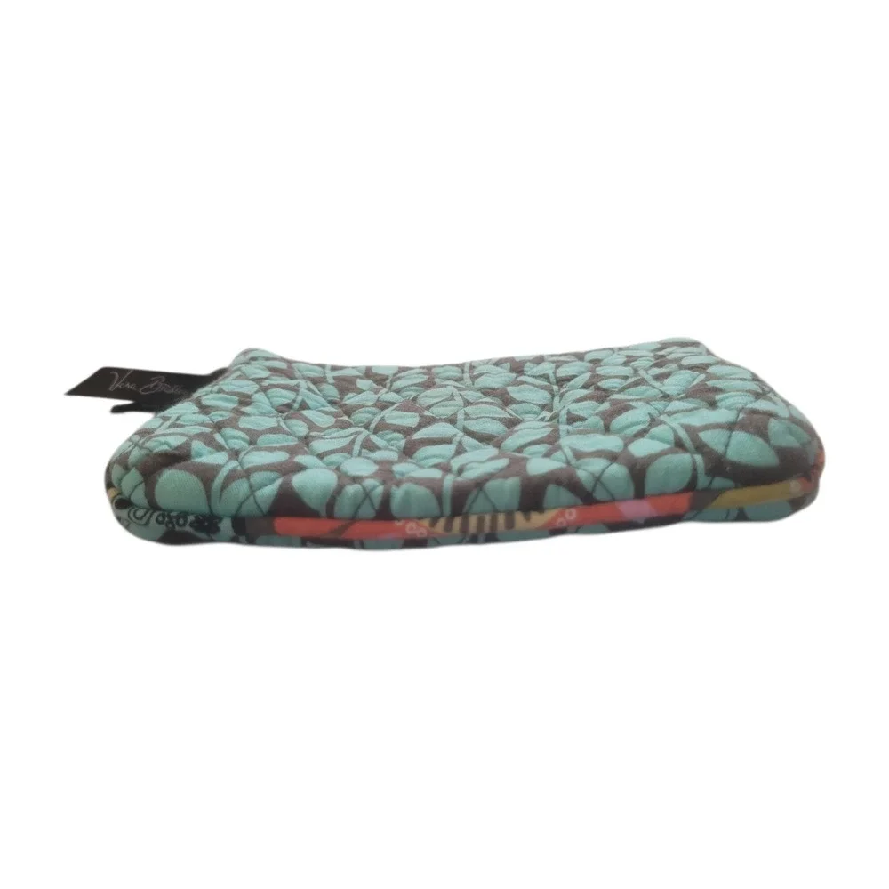 Vera Bradley Mint Green Leaf‎ Cosmetic Pouch